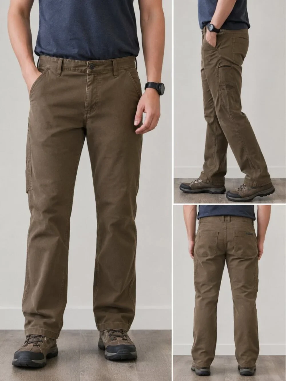 Columbia Brown Utility Cargo Pants Men's 36x30 Regular Fit Stretch